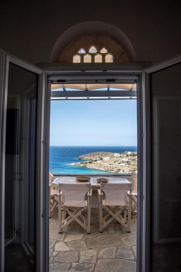 Iliopetra Residence Agios Romanos Exterior foto