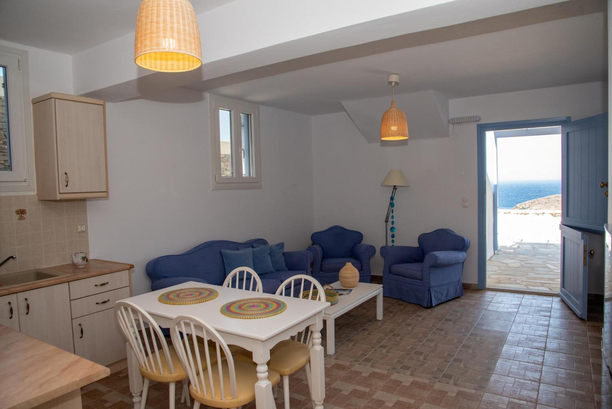 Iliopetra Residence Agios Romanos Exterior foto